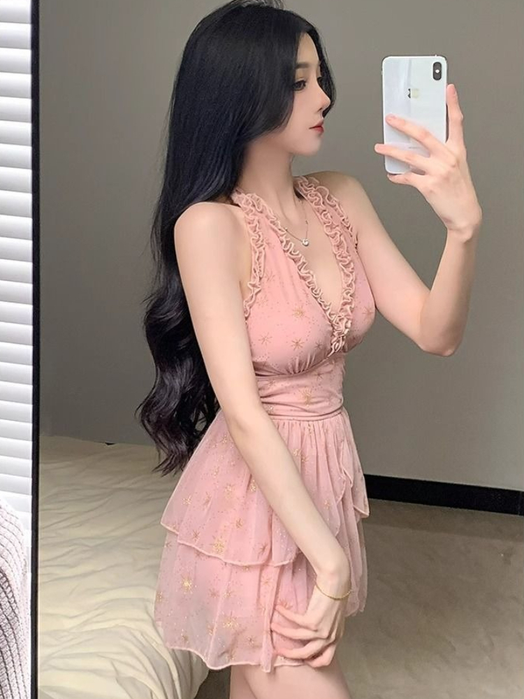 Skirts - Женский модный купальник-монокини 2026 с юбкой,