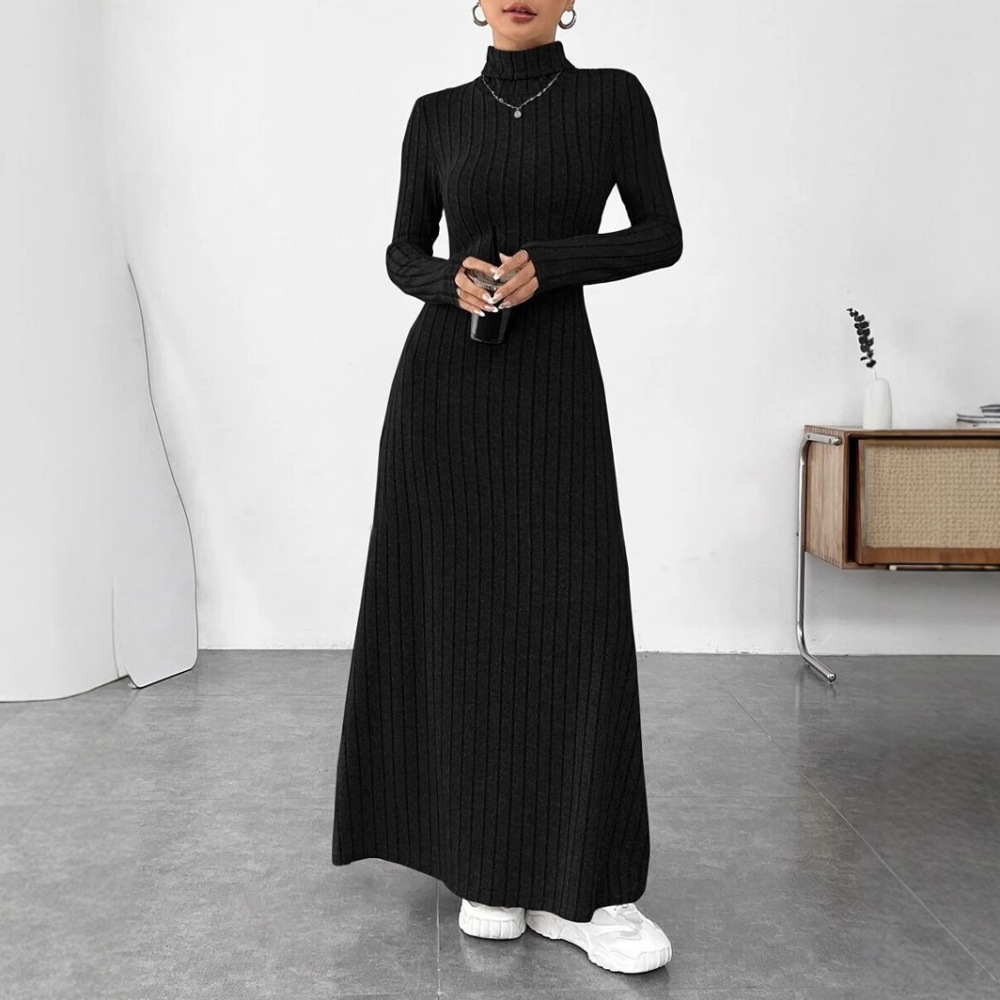 Элегантное осеннее платье с вы – обзор и цена Bodycon Long Sleeve Ribbed Dress
