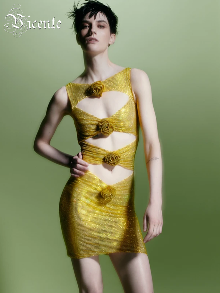 Женское роскошное блестящее пл – обзор и цена Sparkly Rhinestone Club Party Dress