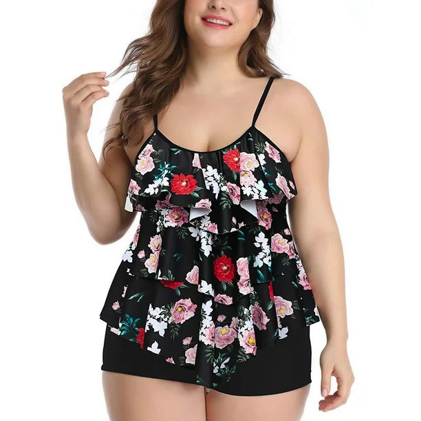Женский танкини с цветочным пр – обзор и цена Tops