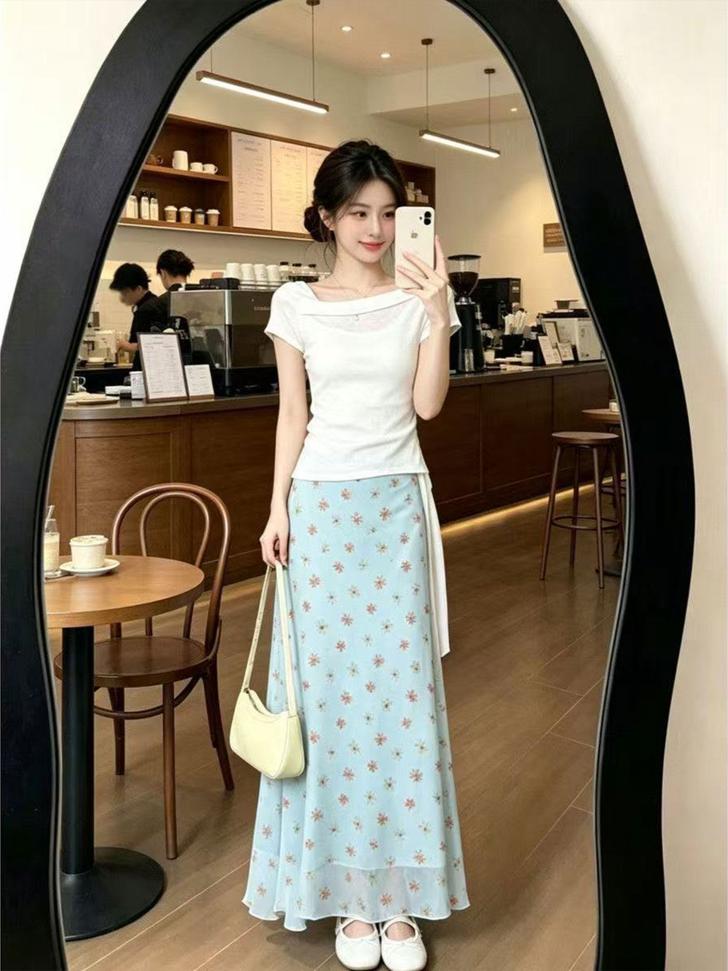Корейский дизайн: Новинка лета – обзор и цена Korean Style A Line Shirt Dress