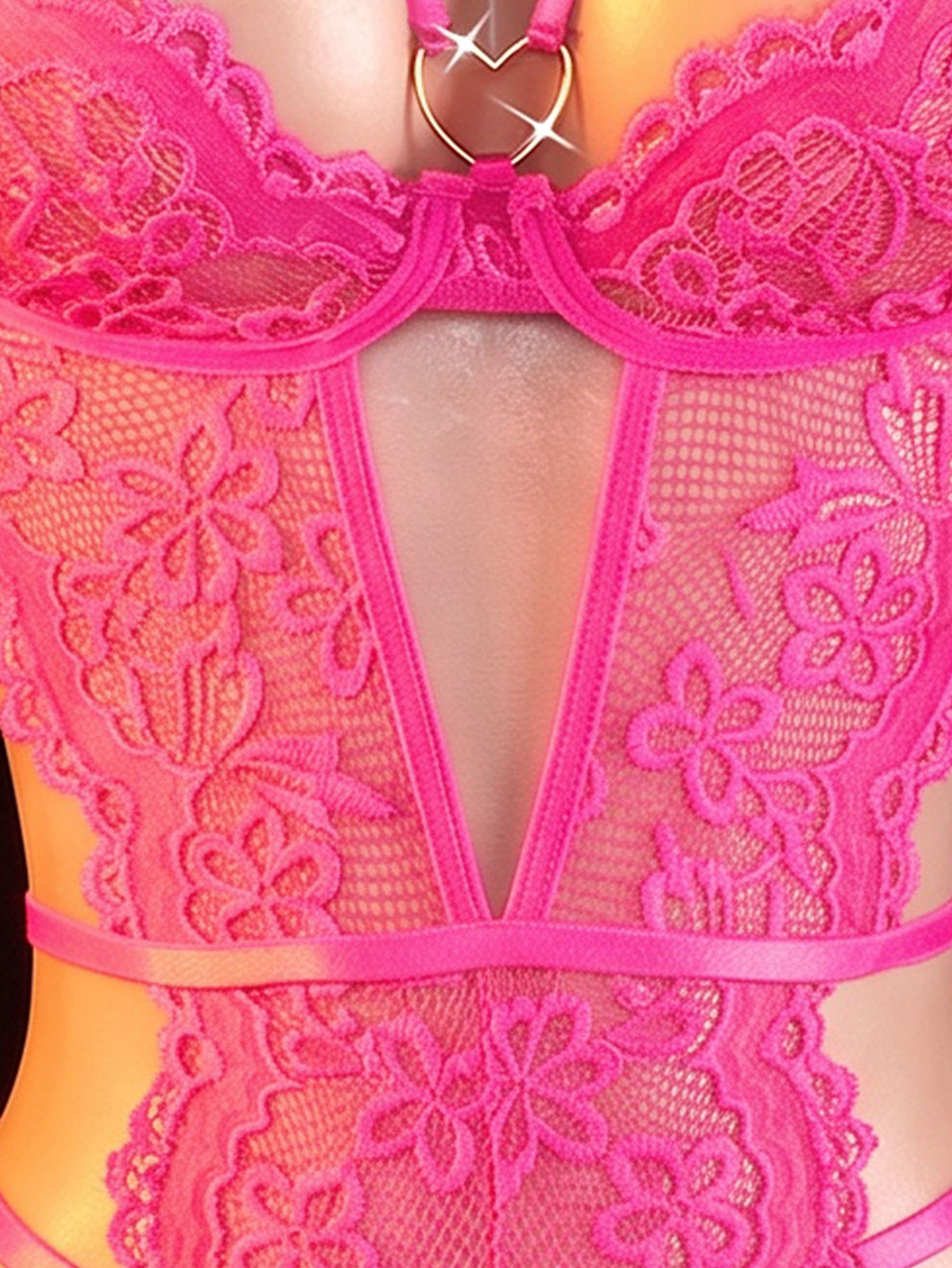Цельное прозрачное кружевное с – обзор и цена Lingerie