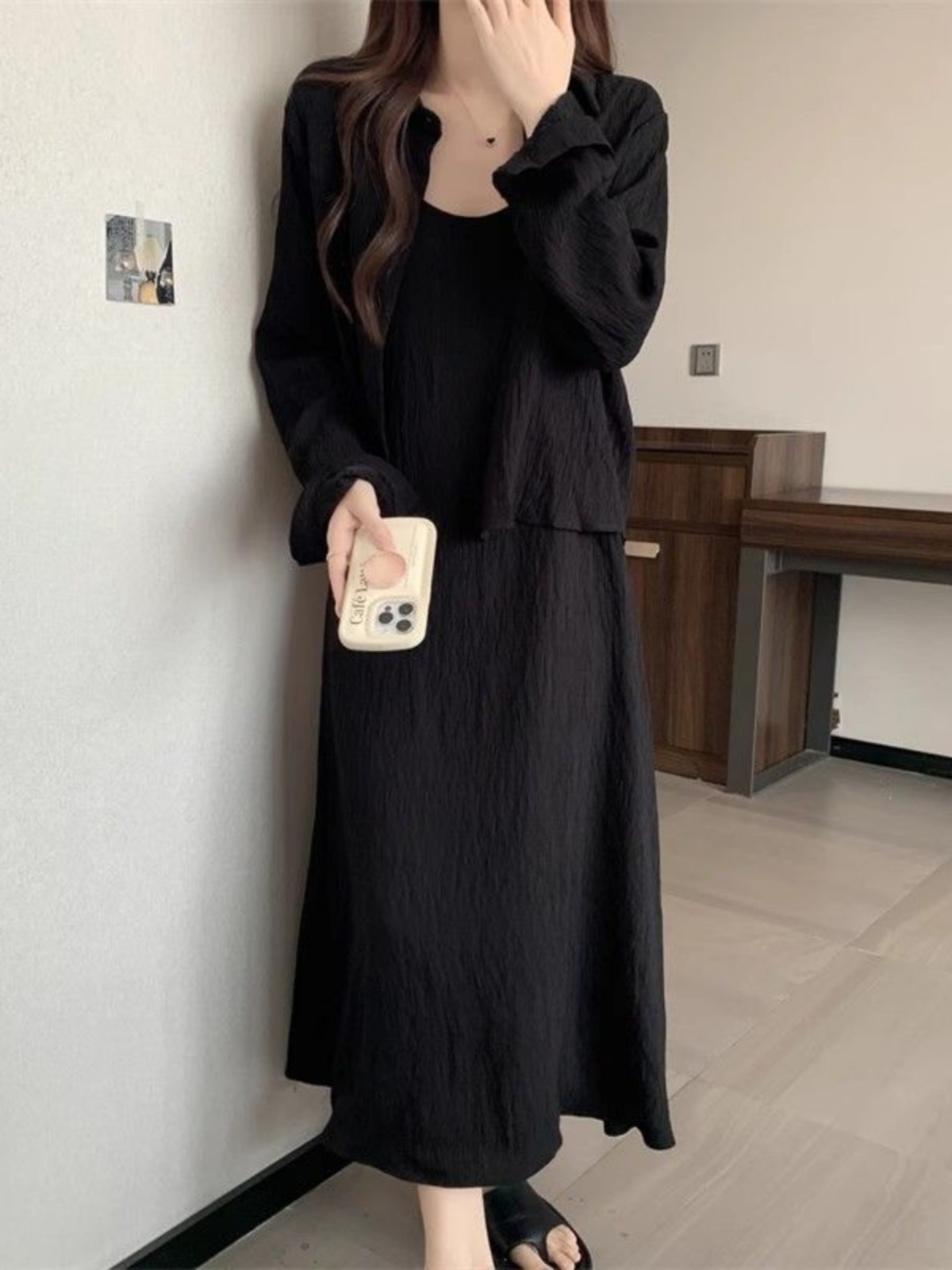 Летнее свободное женское плать – обзор и цена Korean Style A Line Shirt Dress