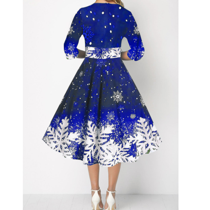 Зимние рождественские платья,  – обзор и цена French Vintage Floral Midi Dress