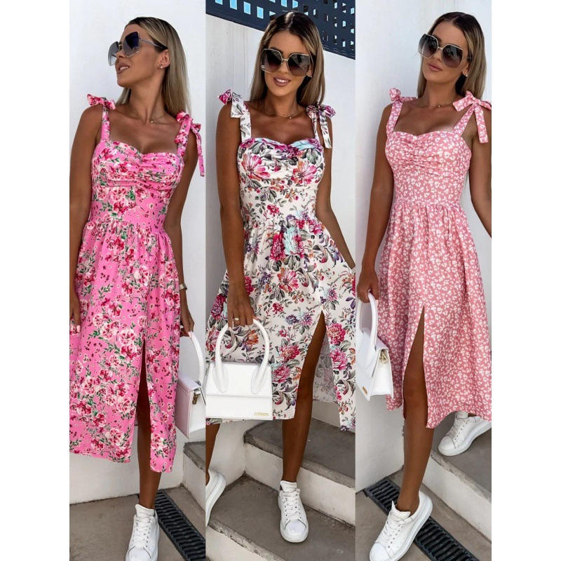Женское летнее платье, сексуал – обзор и цена French Vintage Floral Midi Dress