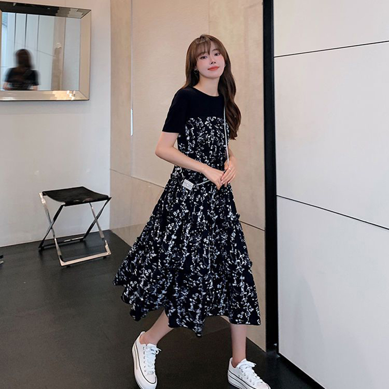 Женская футболка из двух предм – обзор и цена Korean Style A Line Shirt Dress