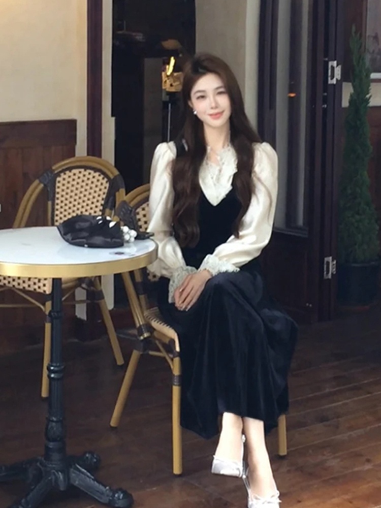 XZY Шикарный комплект: шелкова – обзор и цена Korean Style A Line Shirt Dress