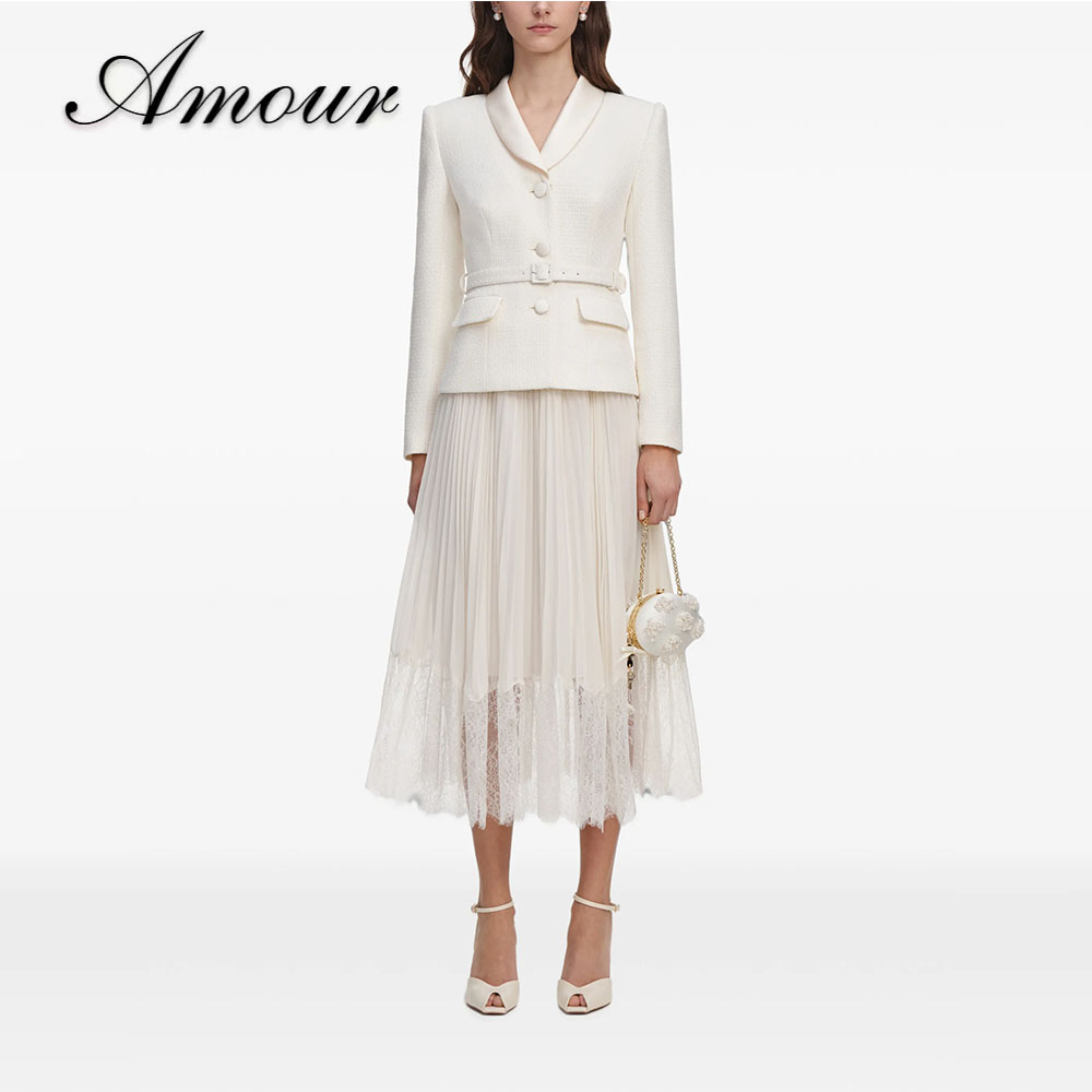 Индивидуальный двухкомпонентны – обзор и цена Tweed Two Piece Blazer Dress