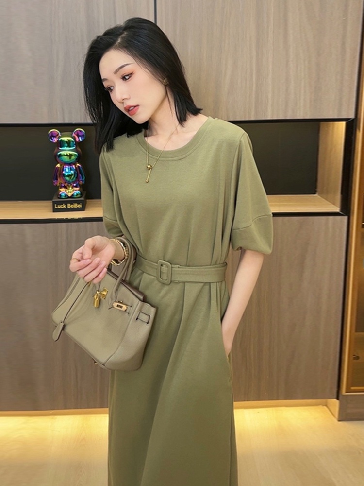 Женское летнее повседневное дл – обзор и цена Korean Style A Line Shirt Dress