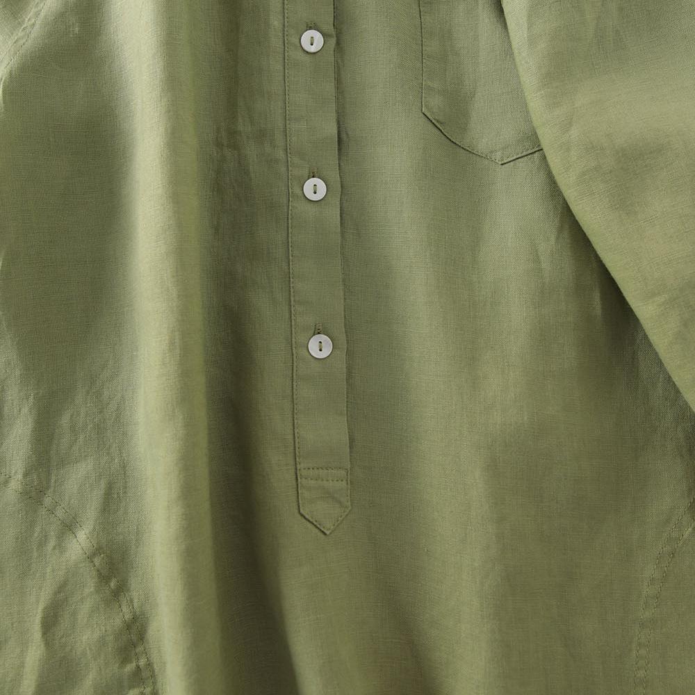 Платье-рубашка в японском стил – обзор и цена Casual Loose Linen Shirt Dress