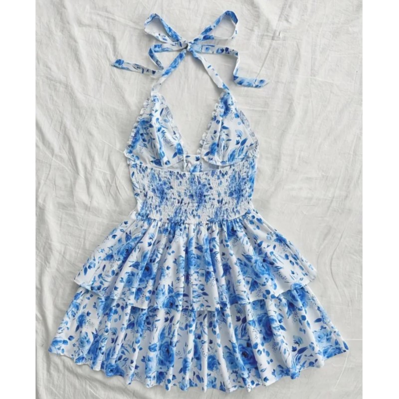 Женское короткое платье в ретр – обзор и цена French Vintage Floral Midi Dress