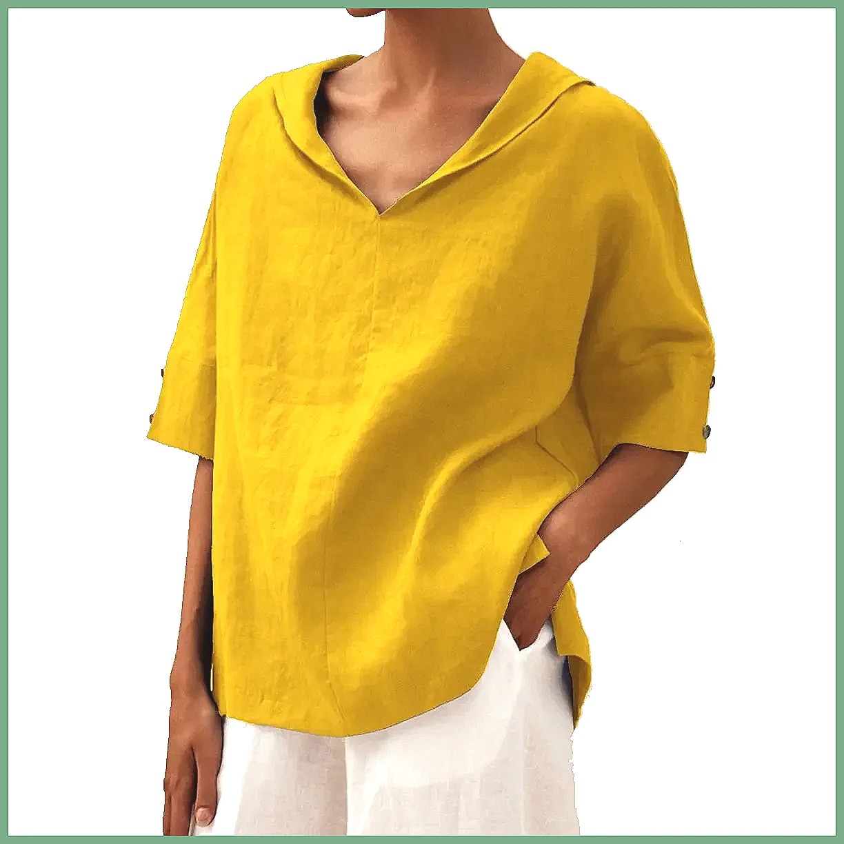 Женская свободная блузка с V-о – обзор и цена Blouses