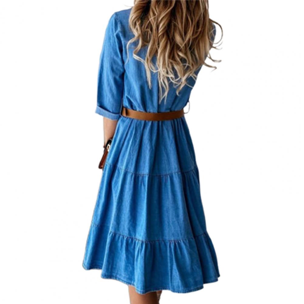 Джинсовое платье с рукавом три – обзор и цена French Vintage Floral Midi Dress
