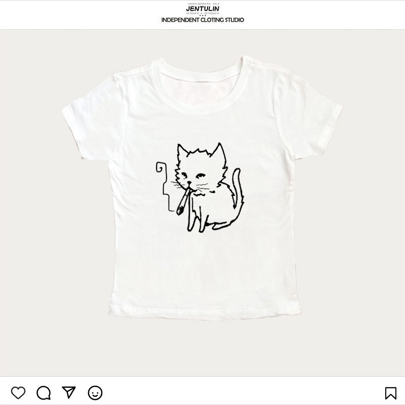 Корейский стиль Y2K 90-х: женс – обзор и цена Y2K Graphic Baby Tee Crop