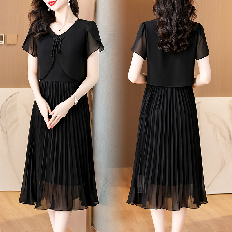 Лето 2025 г., однотонное шифон – обзор и цена French Vintage Floral Midi Dress