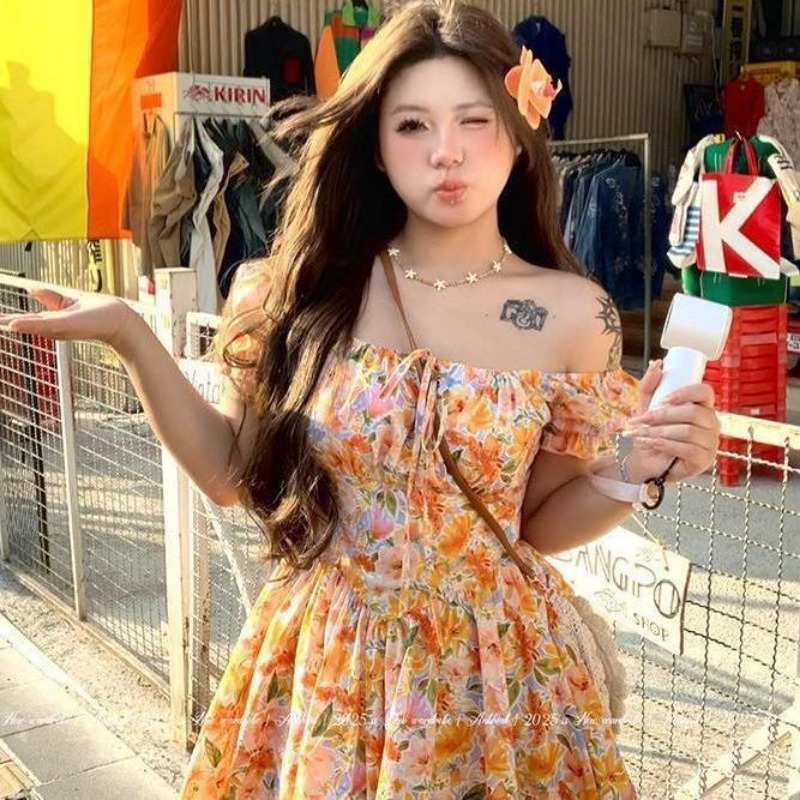 Хит продаж: Новое летнее мини- – обзор и цена Off Shoulder Puff Sleeve Sundress